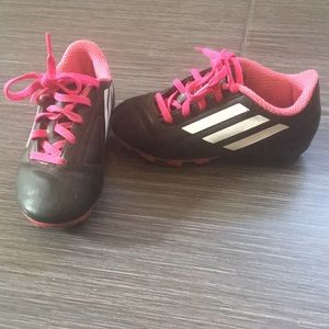 Adidas soccer cleats, girls size 12